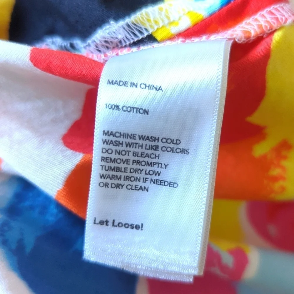 Kate Spade Saturday Trapeze Colorful Top